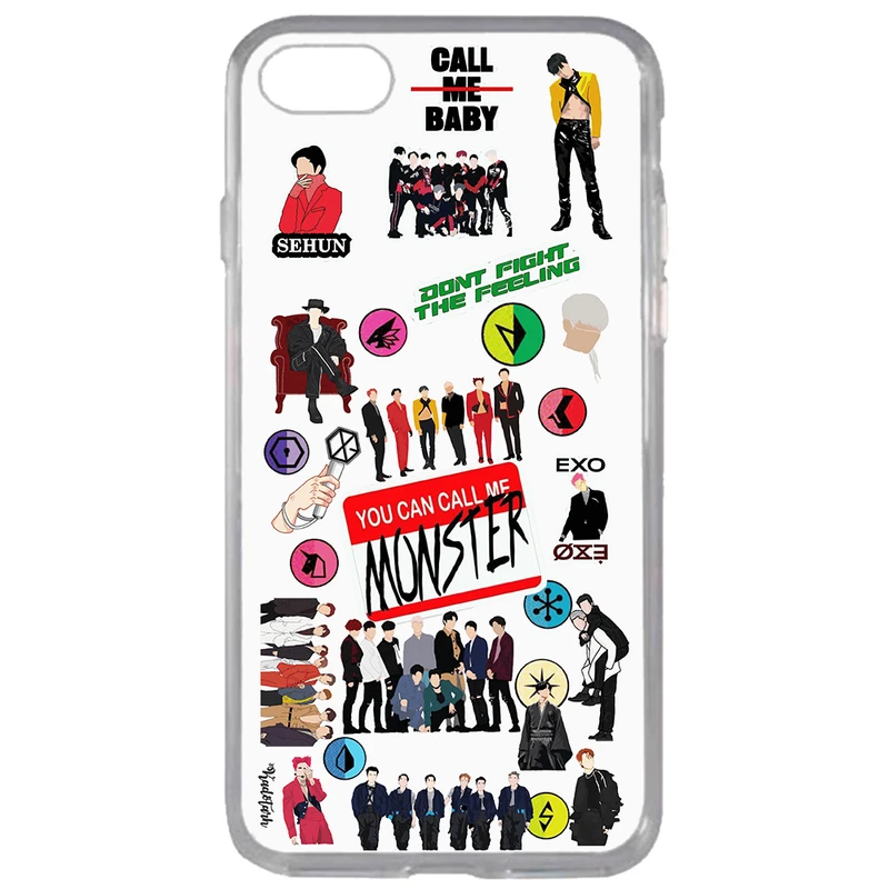 کاور طرح EXO مناسب برای گوشی موبایل اپل iPhone 7 / 8 