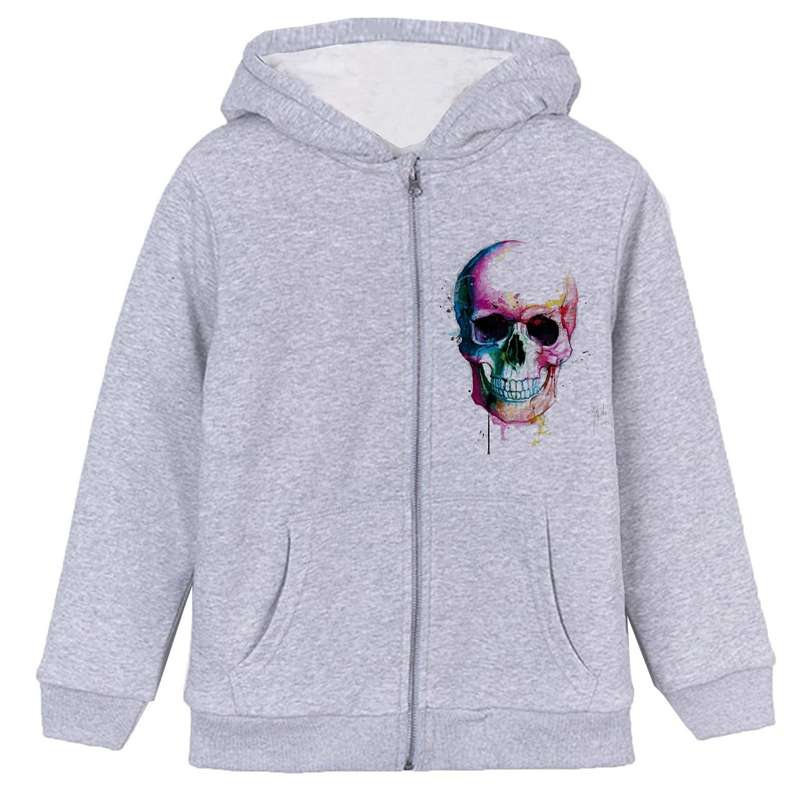 سویشرت پسرانه طرح جمجمه کد F5