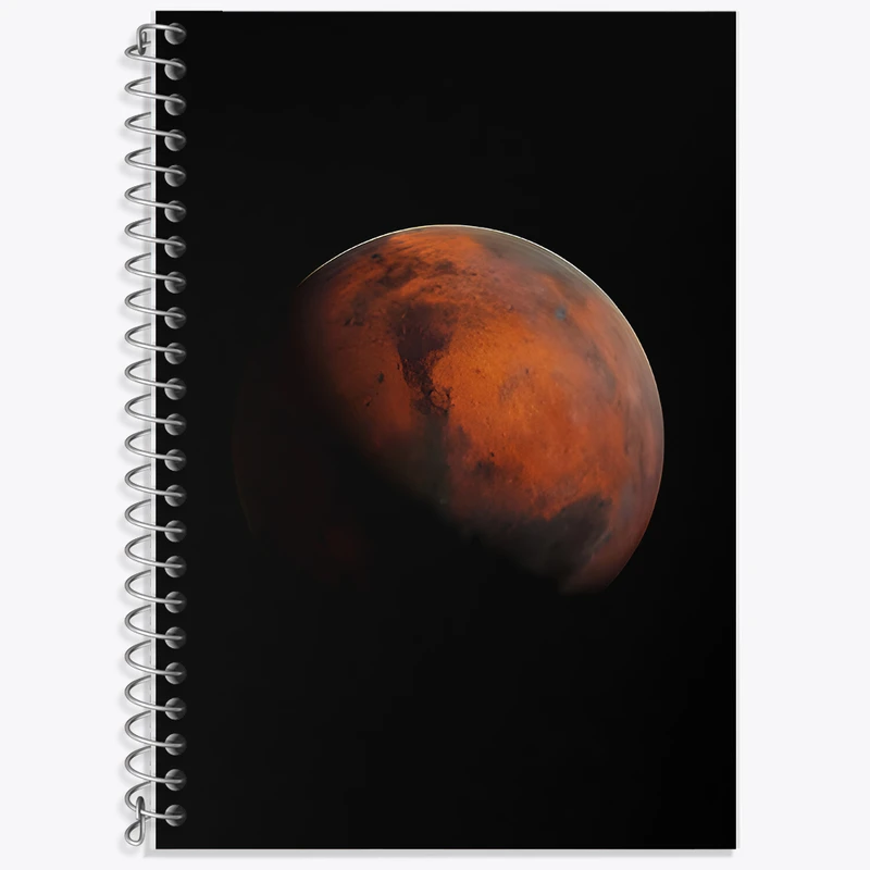 دفتر زبان 50 برگ خندالو مدل سه خط طرح ماه (Moon) کد F6776