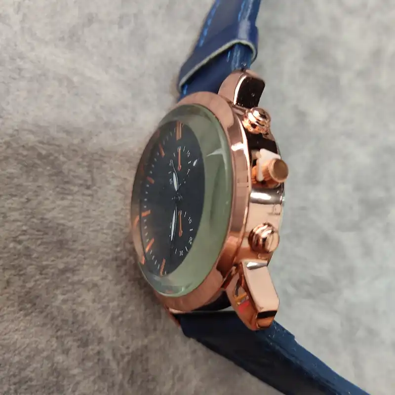 ساعت مچی عقربه ای مدل بند چرمی کد 003