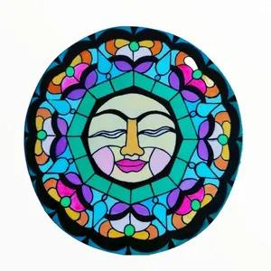 دیوارکوب چوبی مدل خورشید