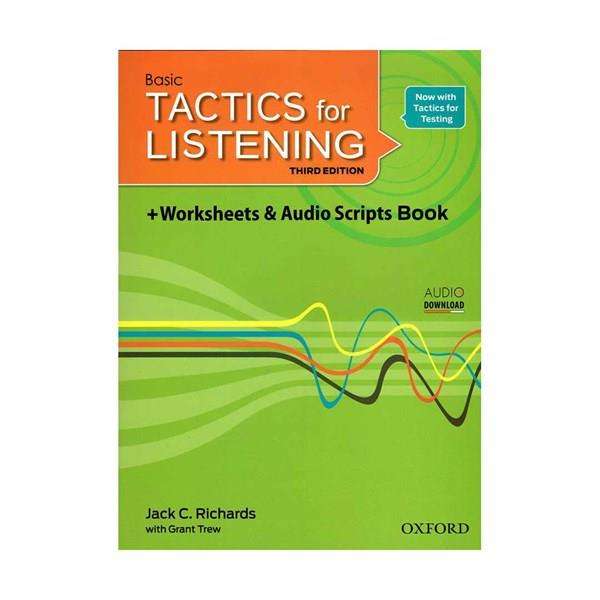 کتاب Tactics for Listening 3rd Basic اثر Jack C. Richards انتشارات oxford