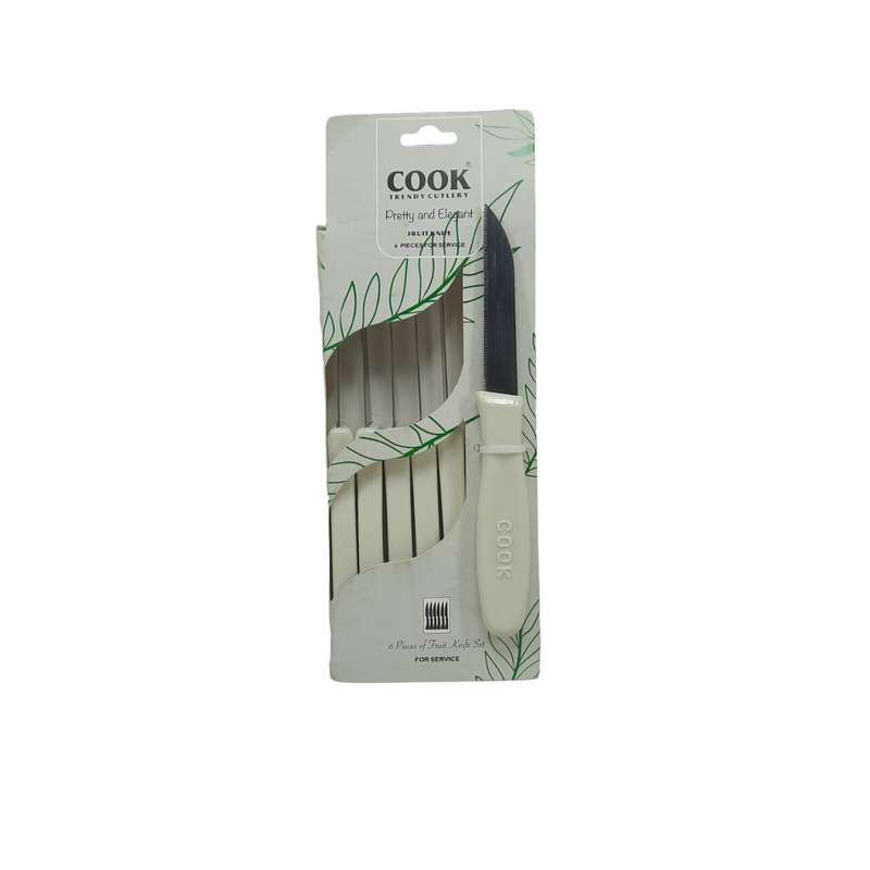 چاقو میوه خوری کوک مدل CK-06 مجموعه 6 عددی