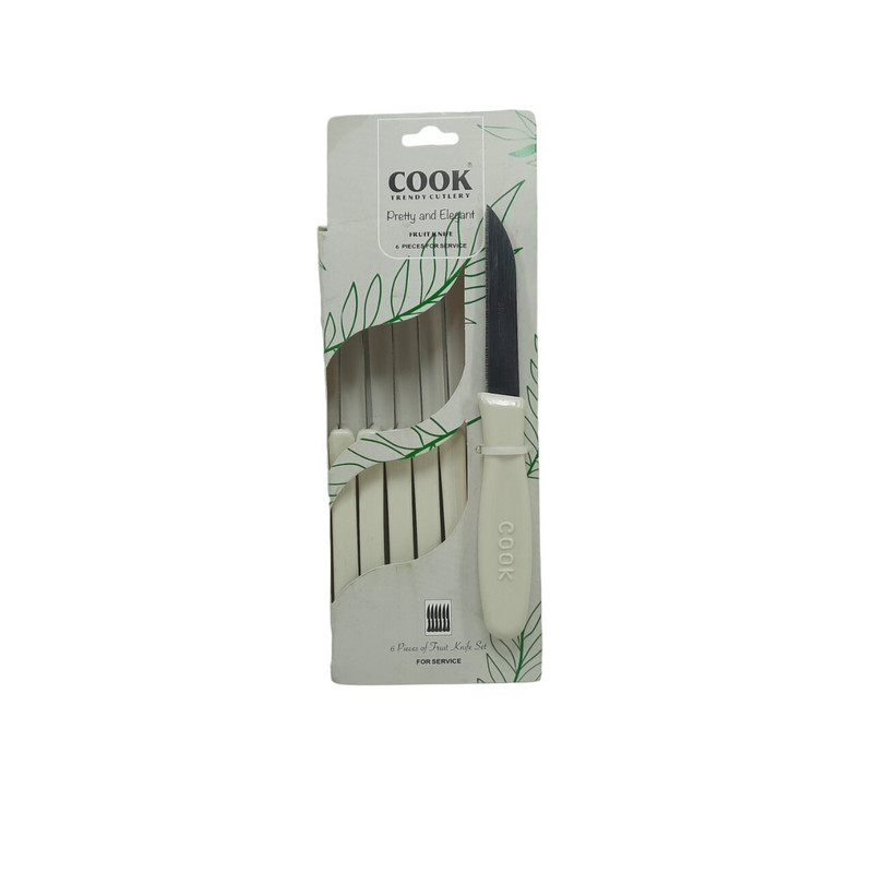 چاقو میوه خوری کوک مدل CK-06 مجموعه 6 عددی