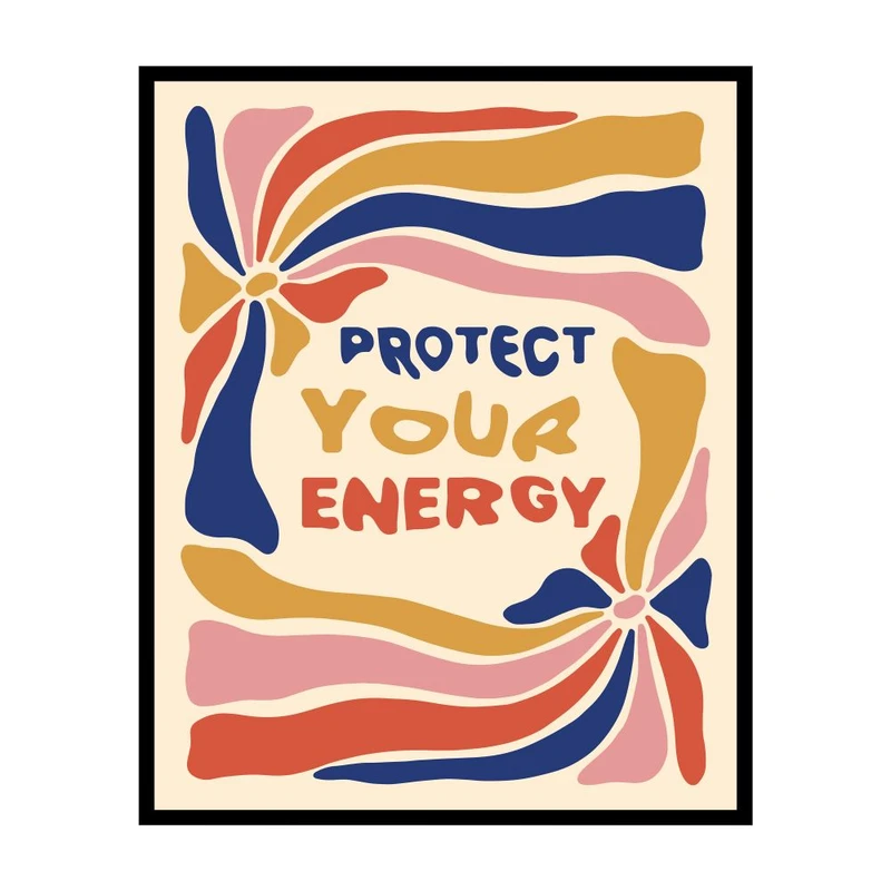 پوستر مدل از انرژی خود محافظت کنید