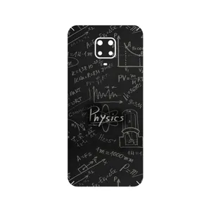 MAHOOT Physics Science Cover Sticker for Xiaomi Redmi Note 9 Pro