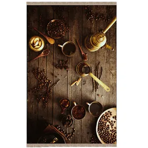 فرش پارچه ای مدل ترمز دار طرح آشپزخانه