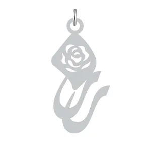 آویز گردنبند کرابو طرح رز مدل Kb2-967