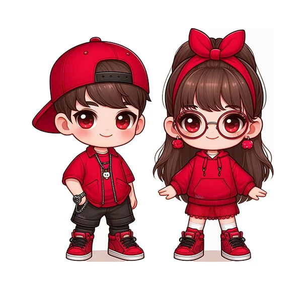 استیکر پارچه و لباس پاد آفرین طرح دختر کد 533