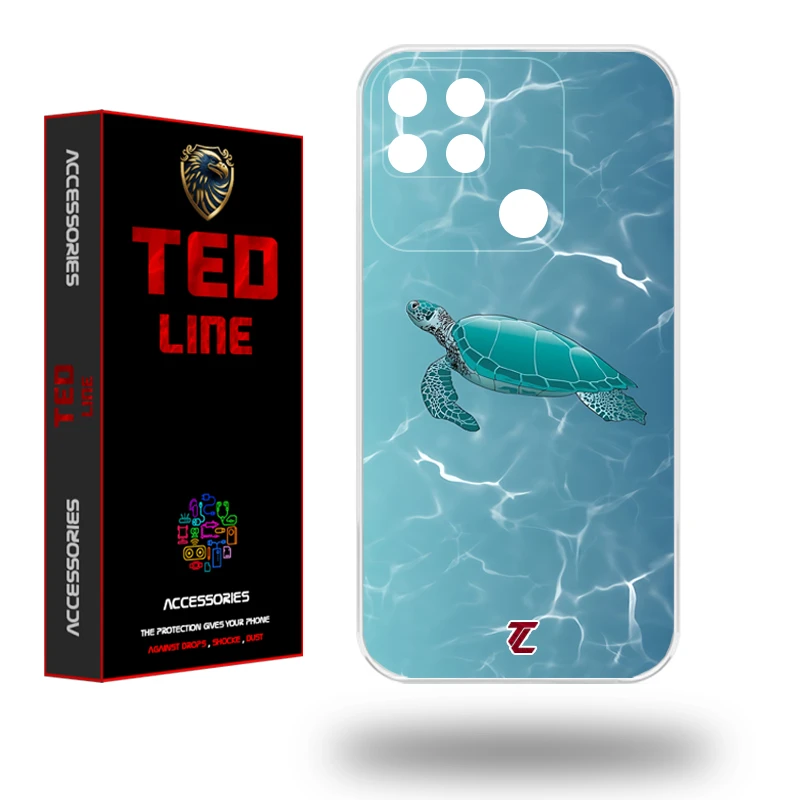 کاور تد لاین طرح لاک پشت کد 1100 مناسب برای گوشی موبایل شیائومی Redmi 10A / 9C