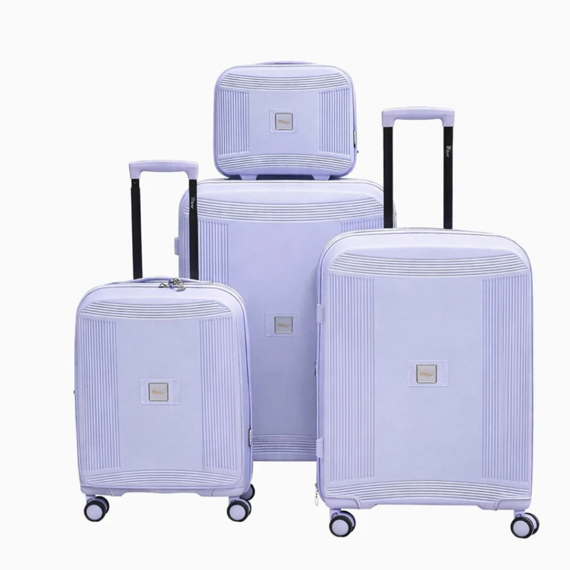 ست 4 عددی چمدان مدل شیار‌دار