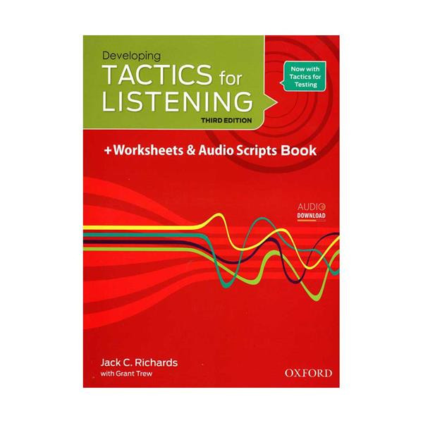 کتاب Developing TACTICS for LISTENING THIRD EDITION اثر Jack C. Richards انتشارات Oxford