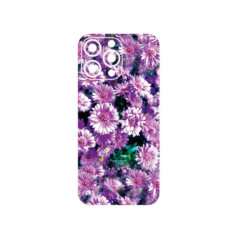 برچسب پوششی ماهوت مدل Purple_Flower مناسب برای گوشی موبایل اپل iPhone 14 Pro Max