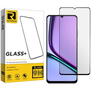 محافظ صفحه نمایش شیشه ای راندیکا مدل Premium مناسب برای گوشی موبایل ریلمی Narzo N61 / Narzo N63 / Narzo N53 / Note 50 / C51 / C51s / C53 / C53 (India) / C61 / C61 (India) / C63