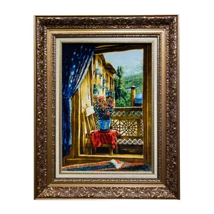 تابلو فرش دستبافت طرح ماسوله کد 8111736