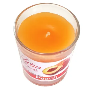 شمع لیوانی مدل هلو