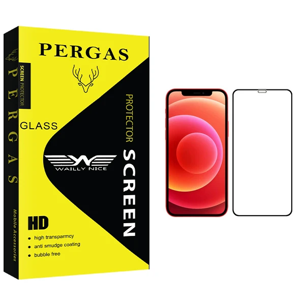 محافظ صفحه نمایش وایلی نایس مدل Pergas Glass مناسب برای گوشی موبایل اپل iPhone 12 Pro