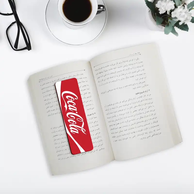 نشانگر کتاب مدل Coca Cola کد Bookland_243