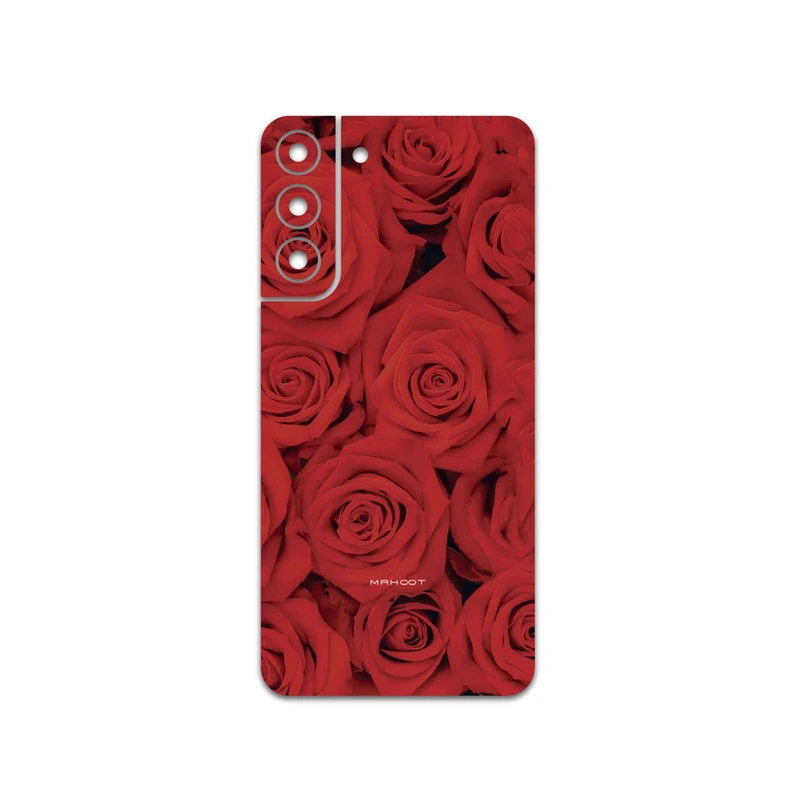 برچسب پوششی ماهوت مدل Red-Flower مناسب برای گوشی موبایل سامسونگ Galaxy S22 Plus 5G