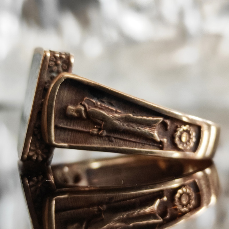 انگشتر مردانه مدل فیروزه کد GL091