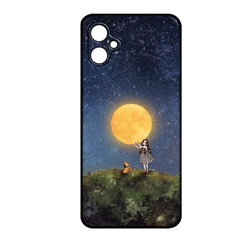 کاور طرح دخترانه کد 300 مناسب برای گوشی موبایل سامسونگ Galaxy A06