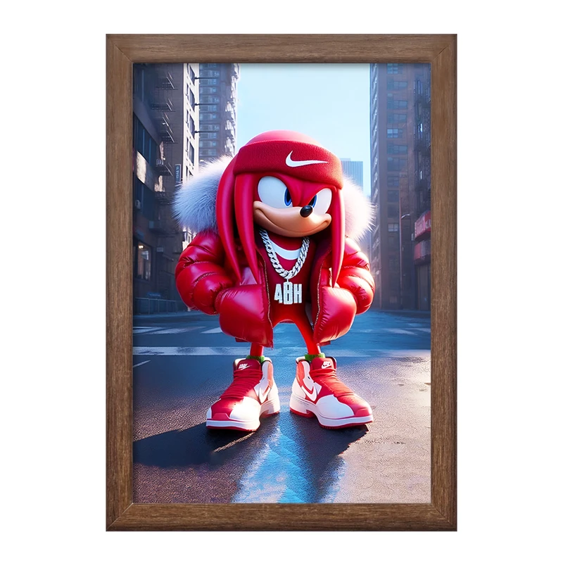 تابلو خندالو طرح سونیک (Sonic) کد F4411