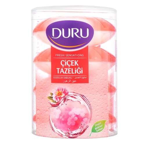 صابون شستشو دورو مدل Cicek Tazeligi تحت لیسانس وزن150 گرم بسته 4 عددی
