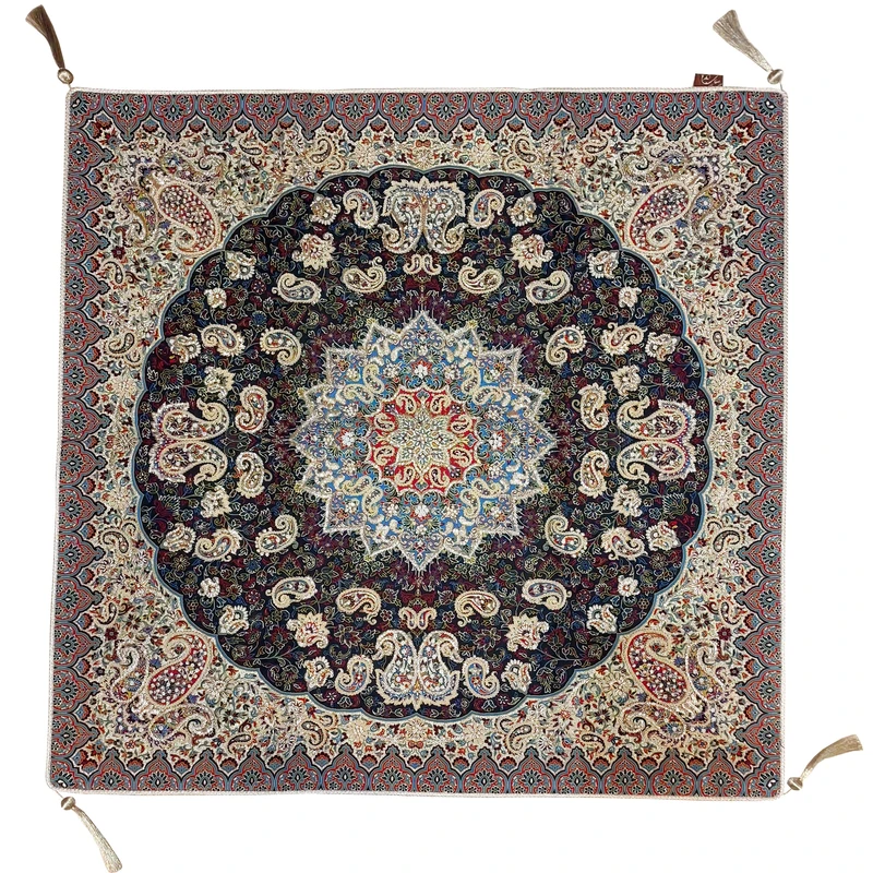 رومیزی ترمه صفائی مدل ملیله دوزی کد bk.24