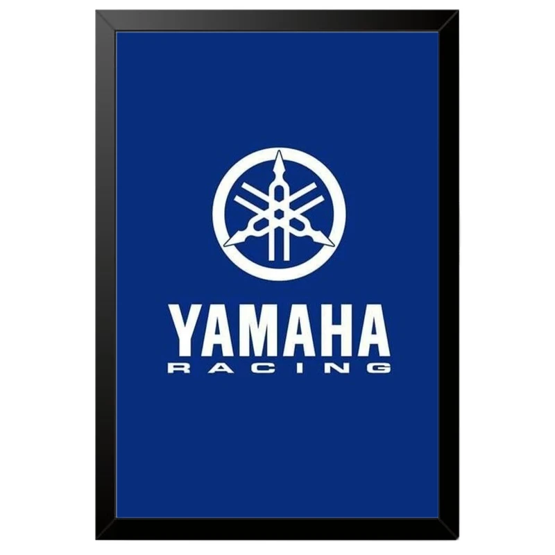 تابلو بکلیت طرح لوگو یاماها YAMAHA مدل B-po1901 فریم مشکی