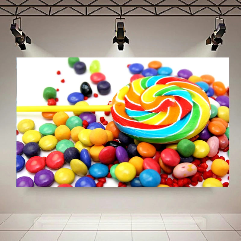 پوستر طرح شکلات مدل رنگارنگ کد AR20260