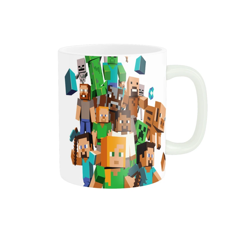 ماگ پادآفرین طرح گیم و فیلم ماینکرافت Minecraft game کد 0555