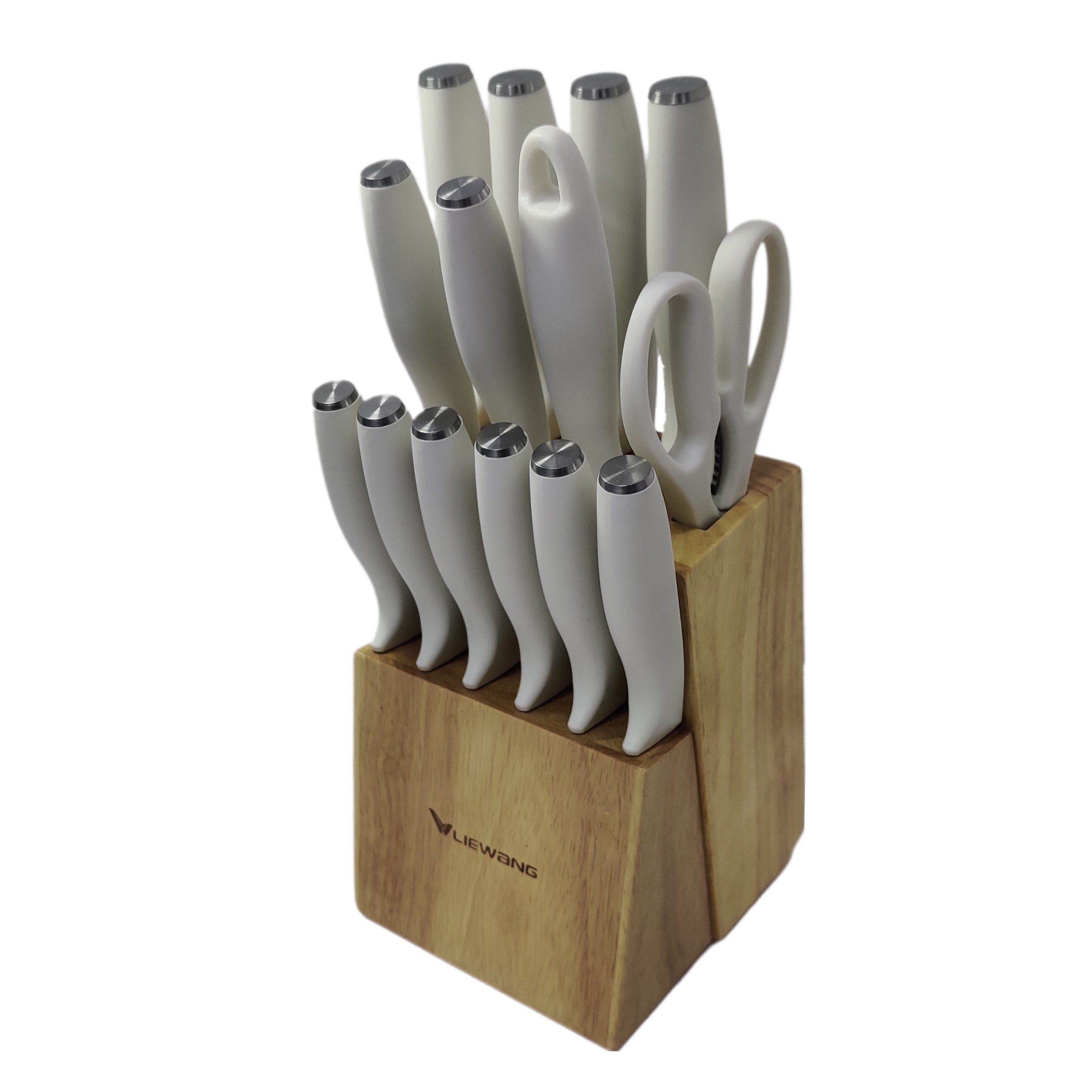 نکته خرید - قیمت روز سرویس چاقوی آشپزخانه 15 پارچه لیوانگ مدل kitchen-knives خرید