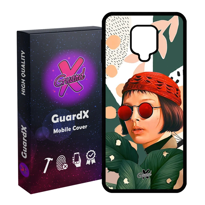 کاور گارد ایکس طرح ماتیلدا مدل Glass10341 مناسب برای گوشی موبایل شیائومی Redmi Note 9S / Note 9 Pro / Note 9 Pro Max