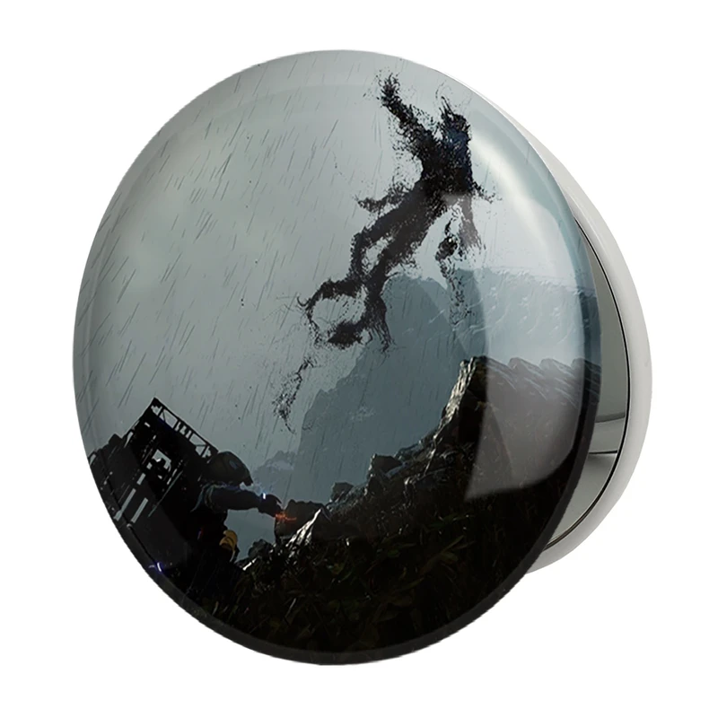 آینه جیبی خندالو طرح بازی دث استرندینگ (Death Stranding) مدل تاشو کد 35126