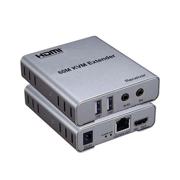 توسعه دهنده تصویر KVM HDMI مدل m-60 بسته دو عددی