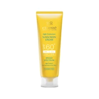 کرم ضد آفتاب SPF60 بی رنگ سینره  مناسب پوستهای معمولی تا خشک حجم 50 میلی لیتر