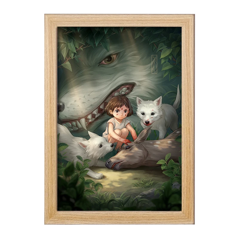 تابلو خندالو مدل سان انیمه پرنسس مونونوکه کد 34121