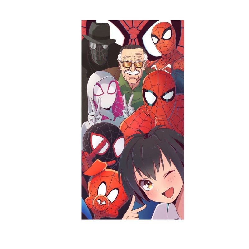 استیکر لپ تاپ و موبایل مدل سریال طرح مرد عنکبوتی اونجرز مارول Spider Man Avengers Marvel کد 3914