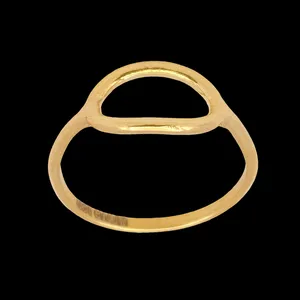 انگشتر طلا 18 عیار زنانه ناریا مدل پروفیلی DE23-4 سایز 55