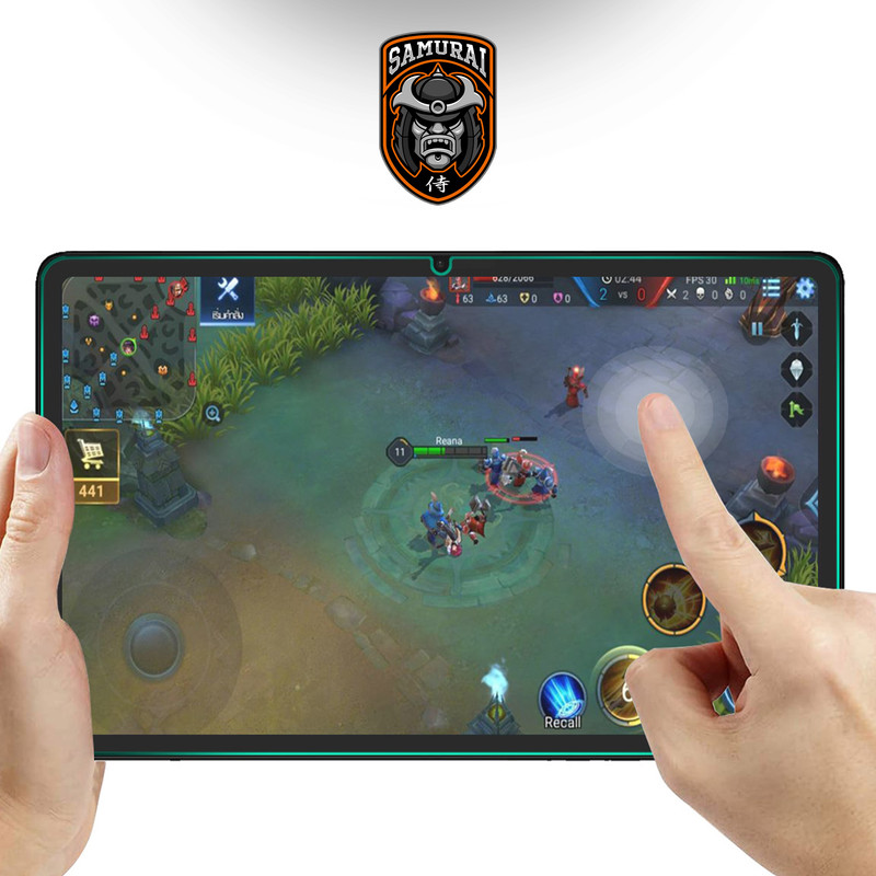 محافظ صفحه نمایش شفاف سامورایی مدل GlastR مناسب برای تبلت سامسونگ Galaxy Tab S10 FE / Galaxt Tab S10 Lite