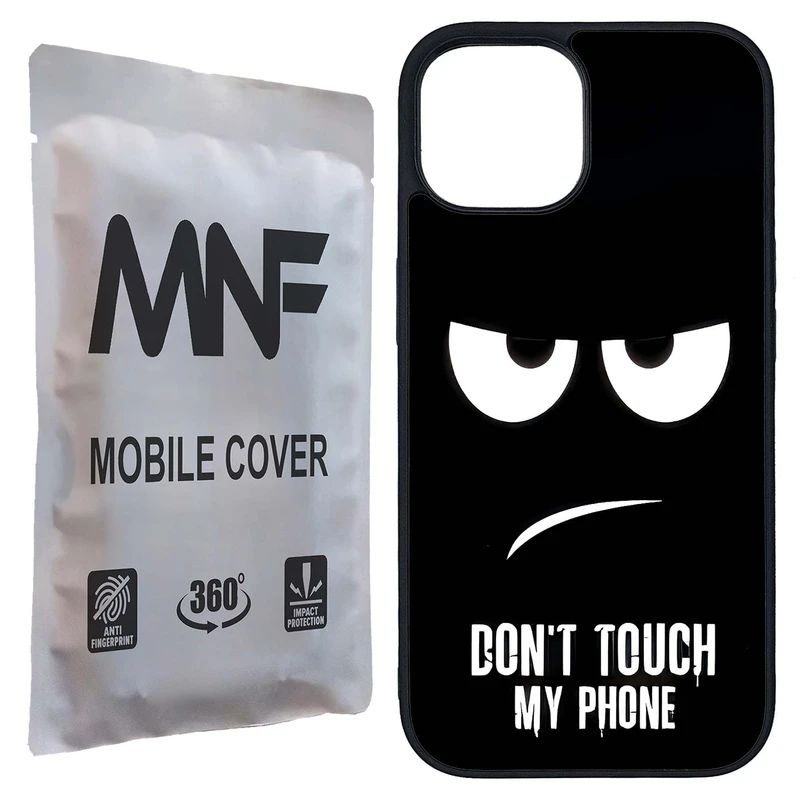 کاور ام ان اف طرح Dont Touch My Phone کد P-120 مناسب برای گوشی موبایل اپل iPhone 15