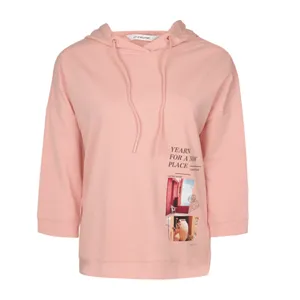 هودی زنانه جین وست کد 20257 رنگ صورتی