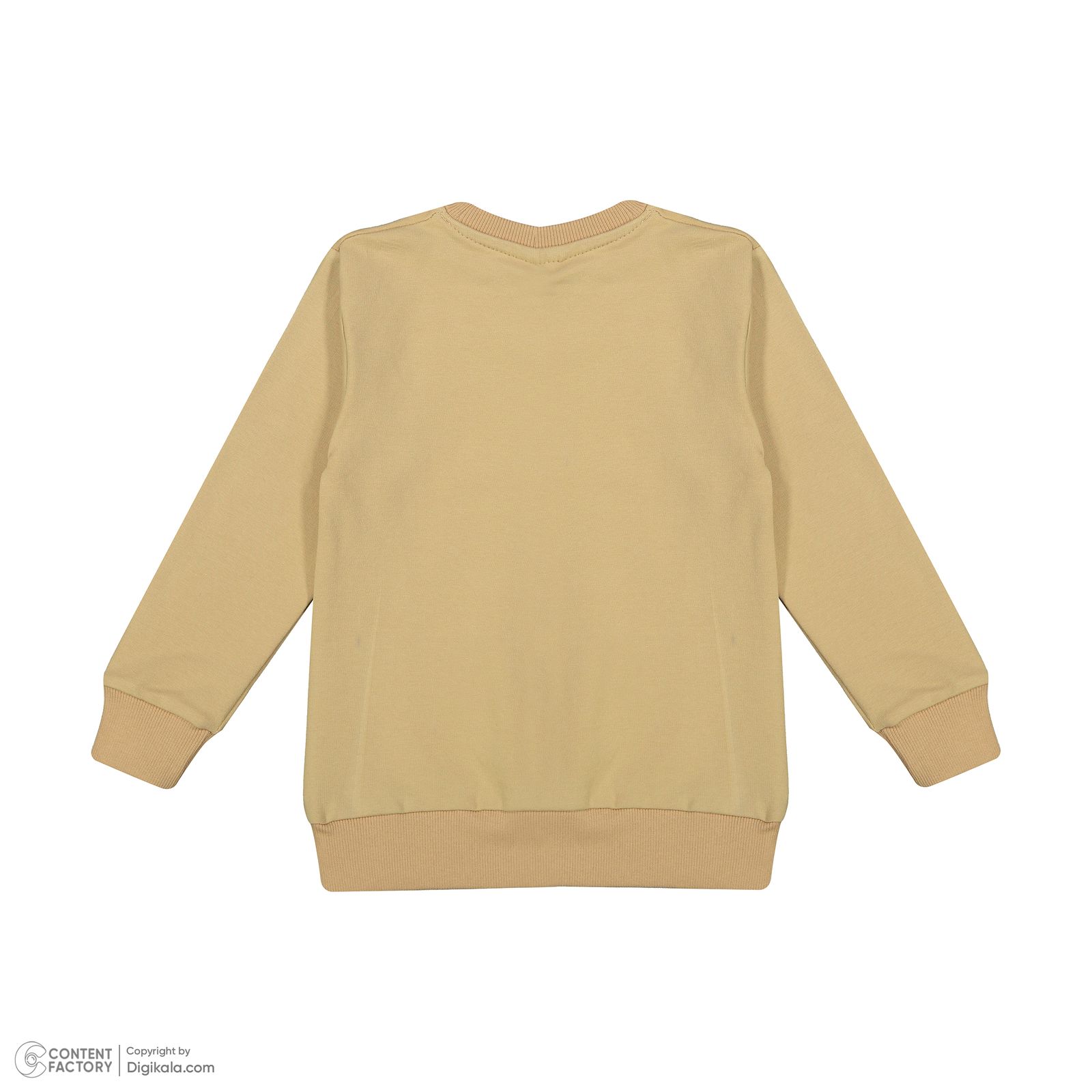 ست سویشرت و شلوار دخترانه مادر مدل موچی-75 رنگ نسکافه ای -  - 4