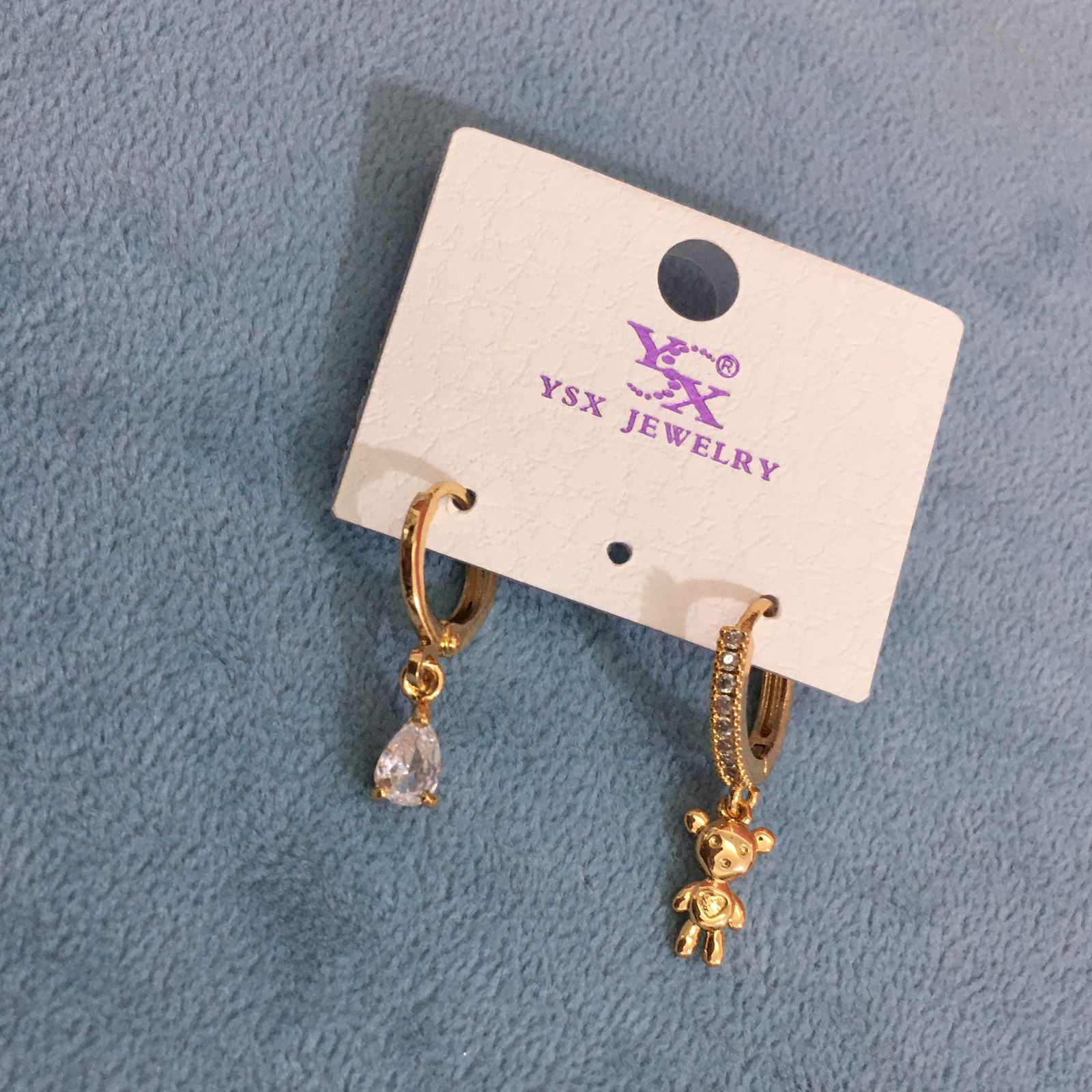 گوشواره زنانه وای اس ایکس مدل تدی کد AAC787 -  - 4