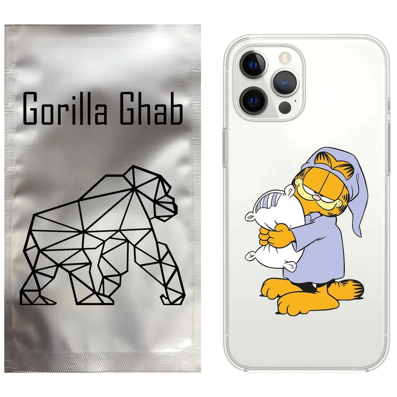 کاور گوریلا قاب مدل CLG کد 73 طرح گارفیلد خوابالو مناسب برای گوشی موبایل اپل iPhone 13 Pro
