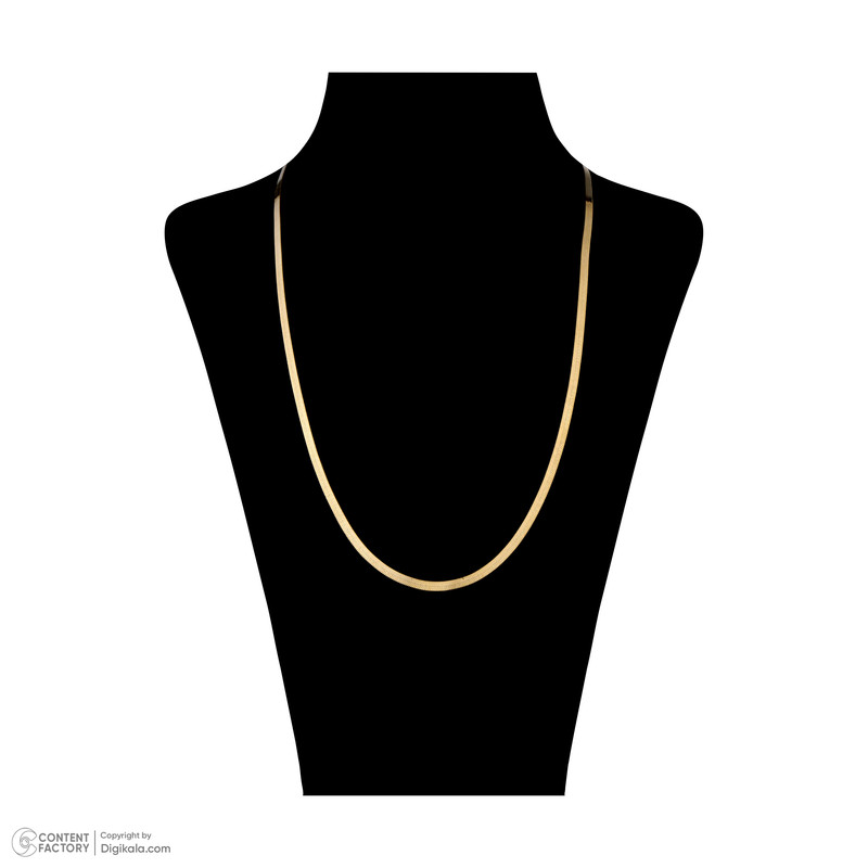 گردنبند طلا 18 عیار زنانه طلای مستجابی مدل 80108