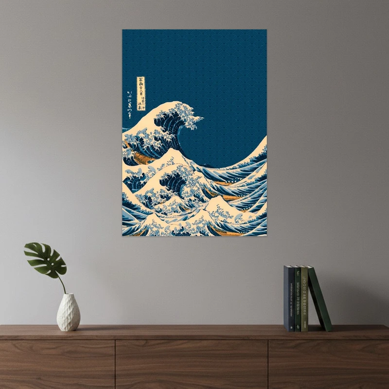 پوستر طرح موج عظیم کاناگاوا مدل Wave 11043