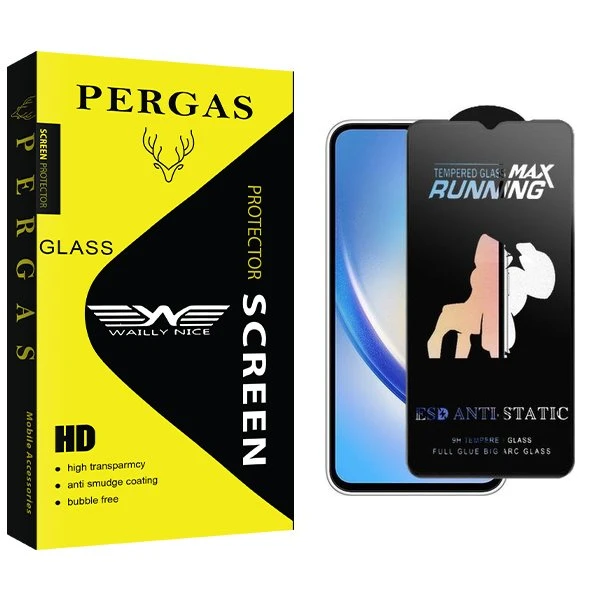 محافظ صفحه نمایش وایلی نایس مدل Pergas2 Running Max مناسب برای گوشی موبایل سامسونگ Galaxy A34