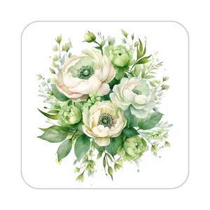 زیر لیوانی کاکتی طرح گل مدل mp18922