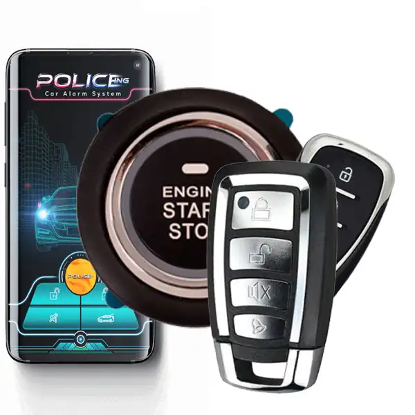 کیلس استارتر و دزدگیر خودرو پلیسینگ مدل pk 6000